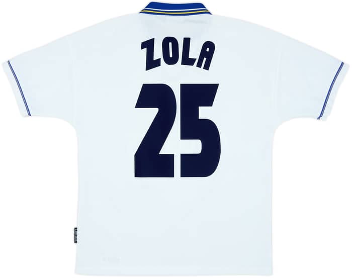 1998-00 Chelsea Away Shirt Zola #25 - 6/10 - (M)
