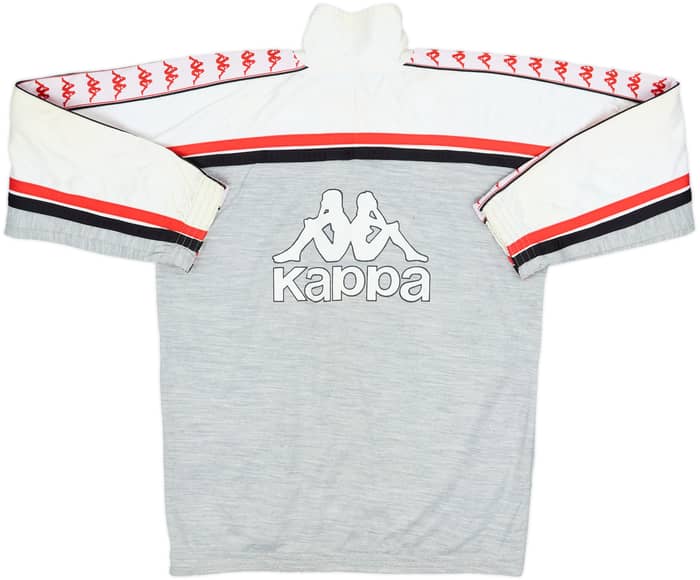1987-88 AC Milan Kappa 1/4 Zip Track Jacket - 8/10 - (L)