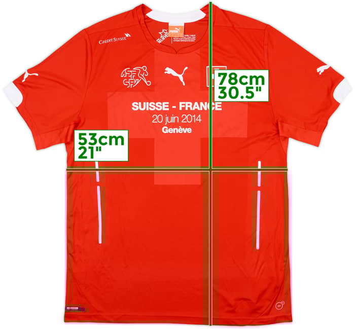 2014-15 Switzerland Home Shirt - 6/10 - (L)