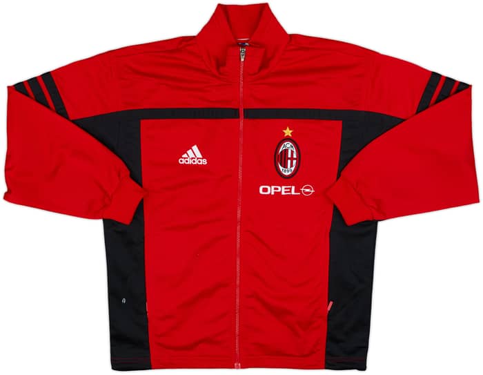 2000-01 AC Milan adidas Track Jacket - 8/10 - (L)