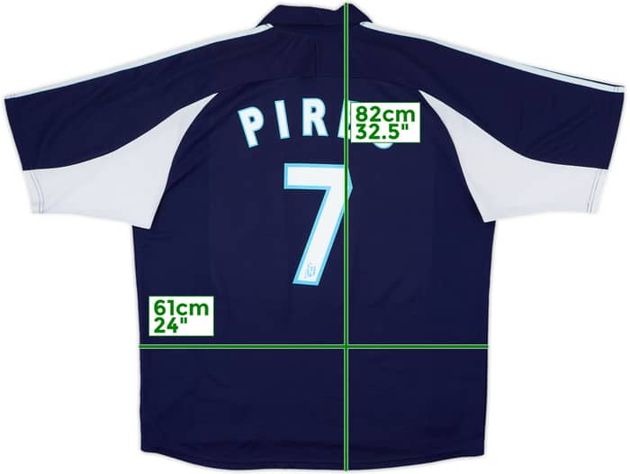 1999-00 Olympique Marseille Away Shirt Pires #7 - 8/10 - (XL)