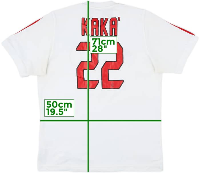 2005-06 AC Milan adidas Leisure Shirt Kaka #22 - 6/10 - (M/L)