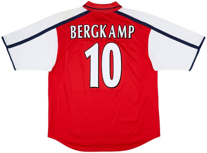 2000-02 Arsenal Home Shirt Bergkamp #10 - 8/10 - (XL)