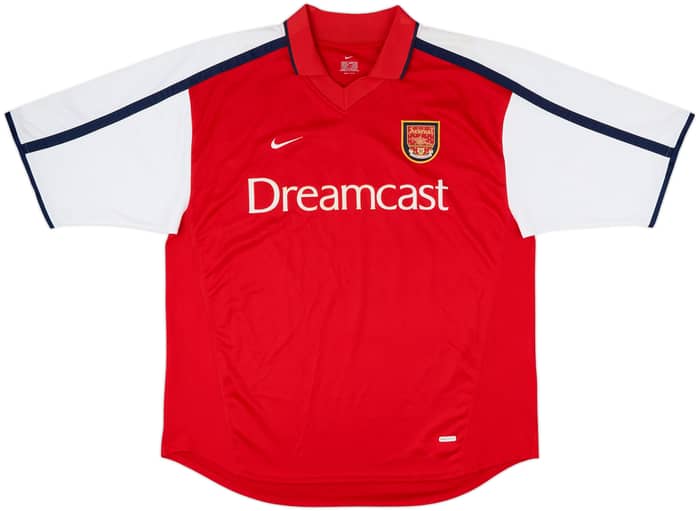 2000-02 Arsenal Home Shirt Bergkamp #10 - 8/10 - (XL)