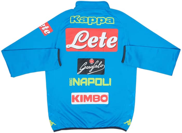2016-17 Napoli Kappa 1/4 Zip Drill Top - 8/10 - (L)