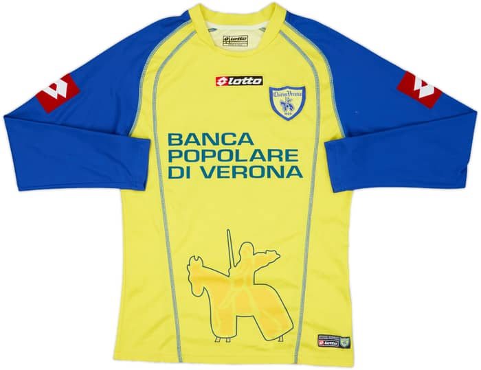 2005-06 Chievo Verona Home L/S Shirt #16 - 5/10 - (S)