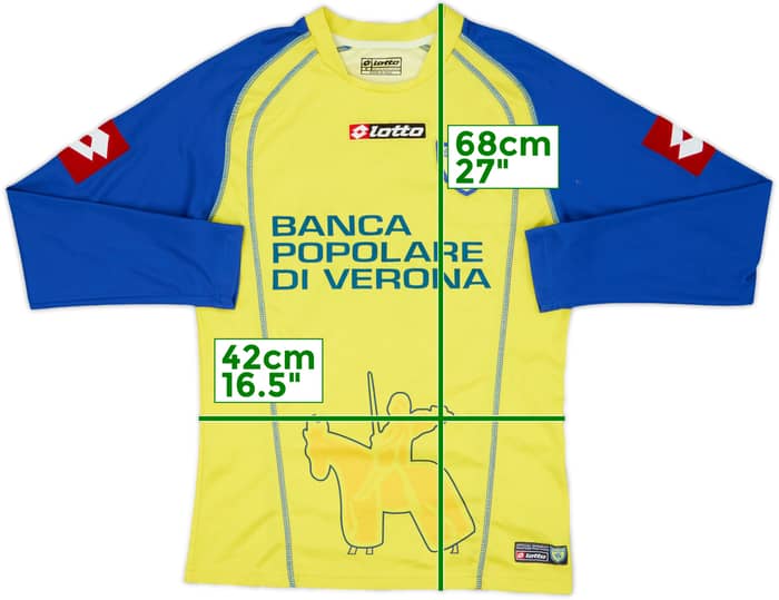 2005-06 Chievo Verona Home L/S Shirt #16 - 5/10 - (S)