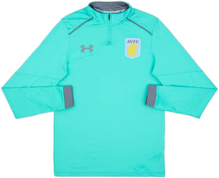 2017-18 Aston Villa Under Armour 1/4 Zip Drill Top - 7/10 - (S)