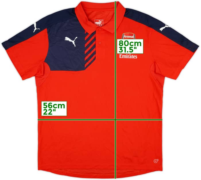2015-16 Arsenal Puma Training Shirt - 9/10 - (XXL)