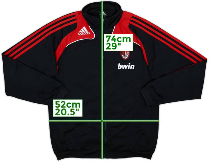 2008-09 AC Milan adidas Track Jacket - 7/10 - (M)