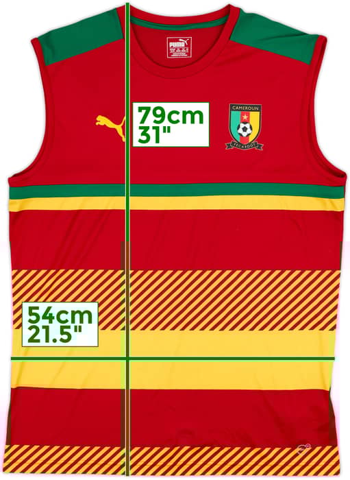 2016-18 Cameroon Puma Training Vest - 8/10 - (XL)