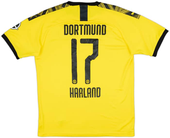 2019-20 Borussia Dortmund Home Shirt Haaland #17 - 5/10 - (L)