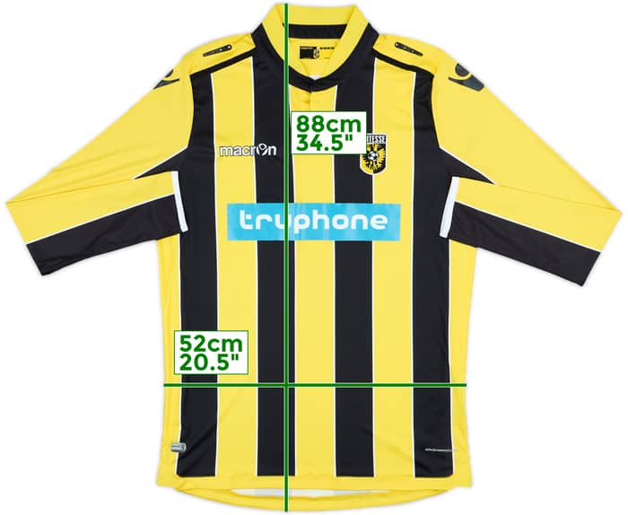 2016-17 Vitesse Home L/S Shirt - 8/10 - (XXL)