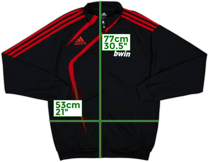 2009-10 AC Milan adidas Track Jacket - 8/10 - (M/L)