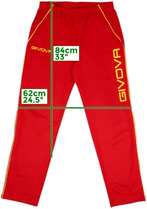 2000s Givova Template Track Pants/Bottoms - 9/10 - (M)