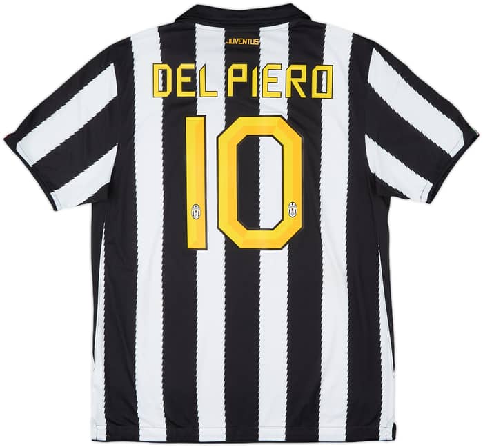 2010-11 Juventus Home Shirt Del Piero #10 - 6/10 - (L)