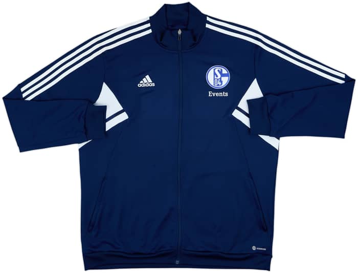 2022-23 Schalke Event Staff adidas Track Jacket - 10/10 - (XXL)