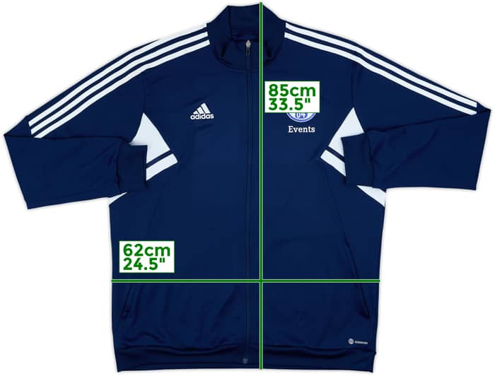 2022-23 Schalke Event Staff adidas Track Jacket - 10/10 - (XXL)