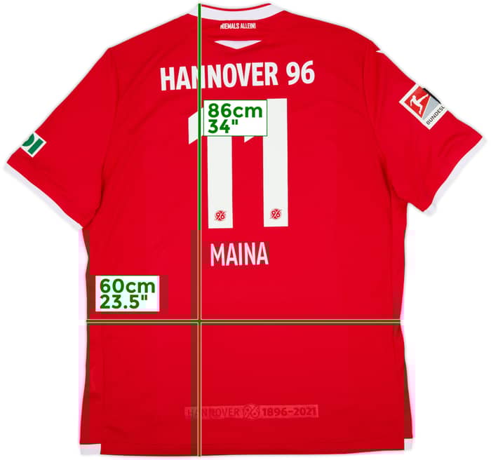 2020-21 Hannover 96 Home Shirt Maina #11 - 10/10 - (4XL)