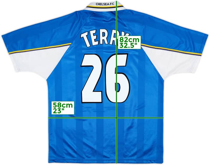 1997-99 Chelsea Home Shirt Terry #26 - 8/10 - (XL)