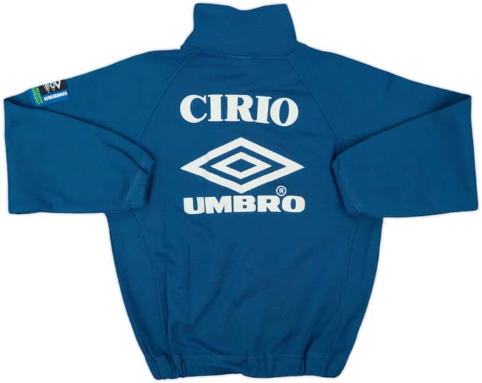 1996-97 Lazio Umbro 1/4 Zip Drill Top - 7/10 - (M)