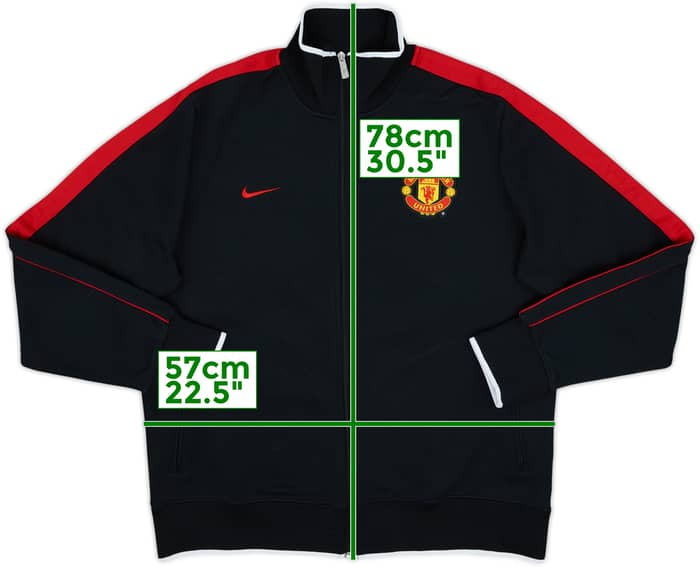2011-12 Manchester United Nike N98 Track Jacket - 8/10 - (XL)