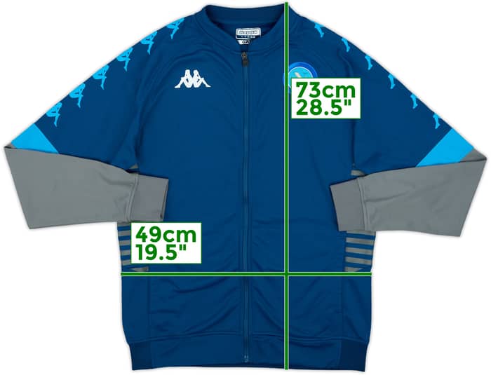 2019-20 Napoli Kappa Track Jacket - 6/10 - (L)