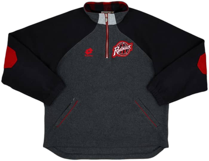 1996-97 AC Milan Lotto 1/4 Zip Fleece - 8/10 - (L)