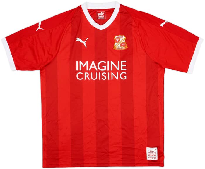 2018-19 Swindon Home Shirt - 8/10 - (XL)