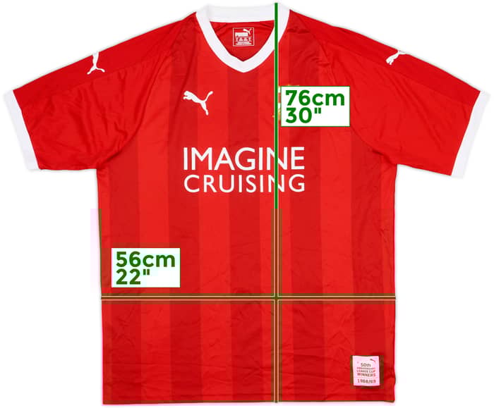 2018-19 Swindon Home Shirt - 8/10 - (XL)