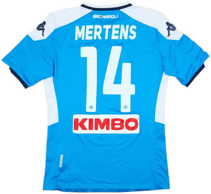 2019-20 Napoli Home Shirt Mertens #14 - 7/10 - (L)