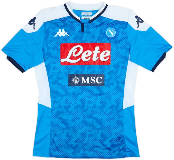 2019-20 Napoli Home Shirt Mertens #14 - 7/10 - (L)