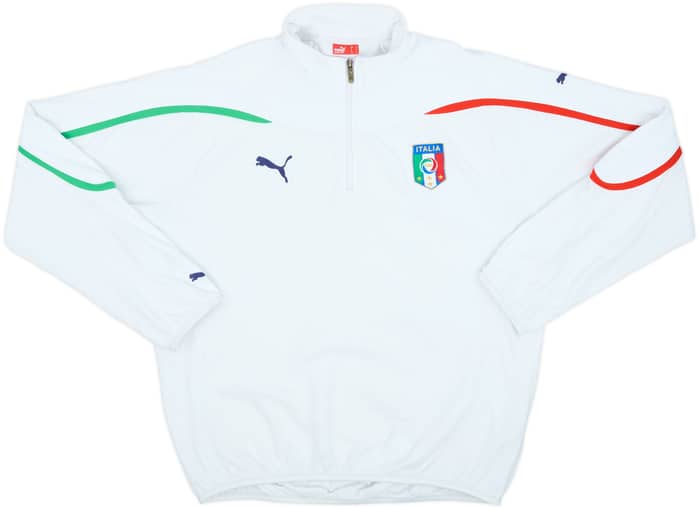 2010-11 Italy Puma 1/4 Zip Fleece Jacket - 8/10 - (L)
