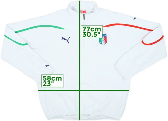 2010-11 Italy Puma 1/4 Zip Fleece Jacket - 8/10 - (L)