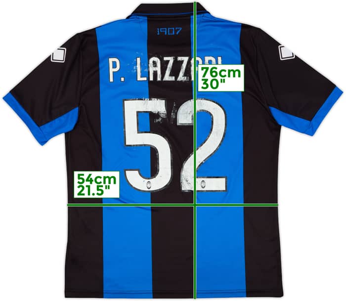 2012-13 Atalanta Home Shirt P. Lazzari #52 - 5/10 - (XL)