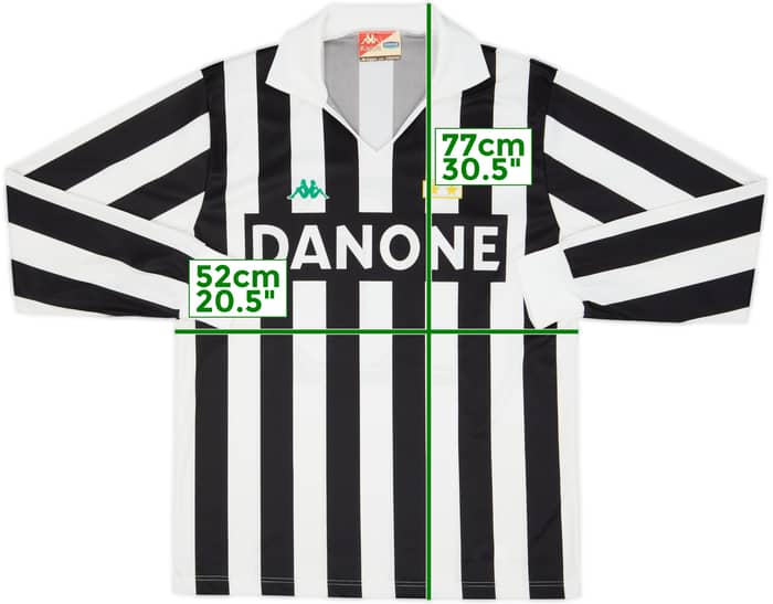 1992-94 Juventus Basic Home L/S Shirt #10 - 9/10 - (L)