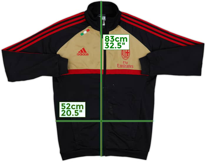 2011-12 AC Milan adidas Track Jacket - 6/10 - (M/L)
