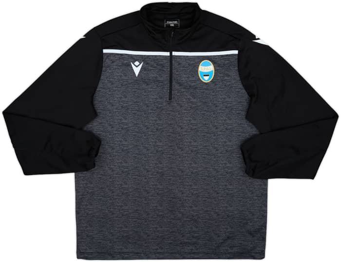 2019-20 SPAL Macron 1/4 Zip Drill Top - 8/10 - (XXL)
