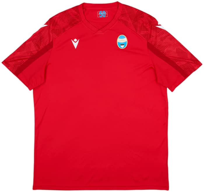 2023-24 SPAL Macron Player Issue Training Shirt #50 - 9/10 - (4XL)