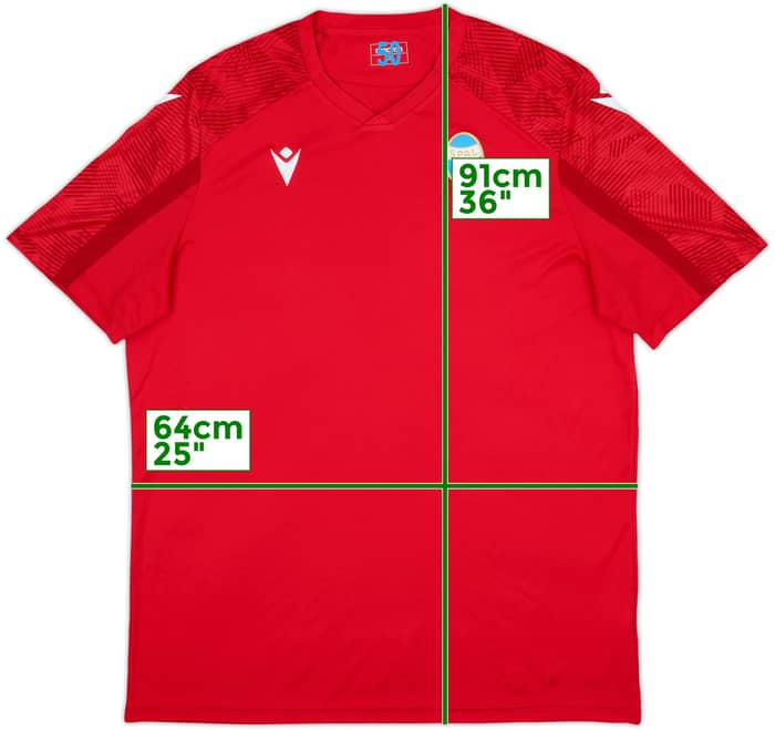 2023-24 SPAL Macron Player Issue Training Shirt #50 - 9/10 - (4XL)