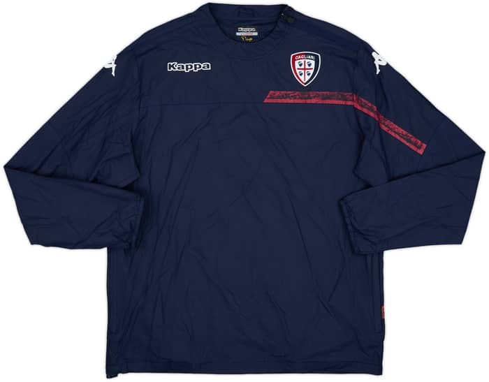 2015-16 Cagliari Kappa 1/4 Zip Drill Top - 5/10 - (XL)