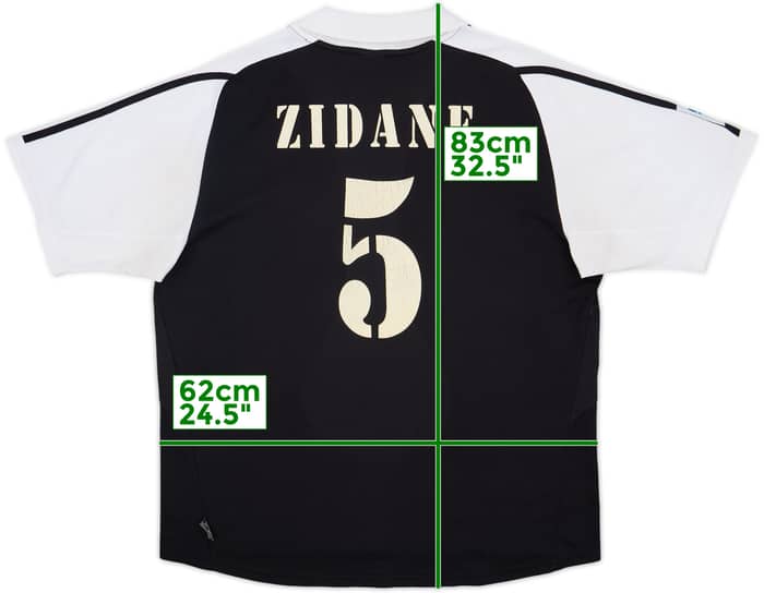 2001 Real Madrid Away Shirt Zidane #5 - 5/10 - (XL)