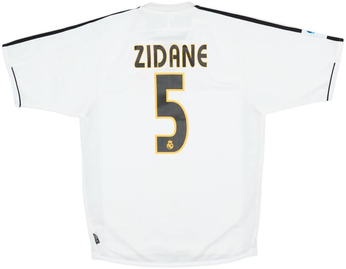 2003-04 Real Madrid Home Shirt Zidane #5 - 6/10 - (S)