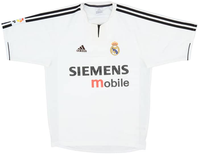 2003-04 Real Madrid Home Shirt Zidane #5 - 6/10 - (S)