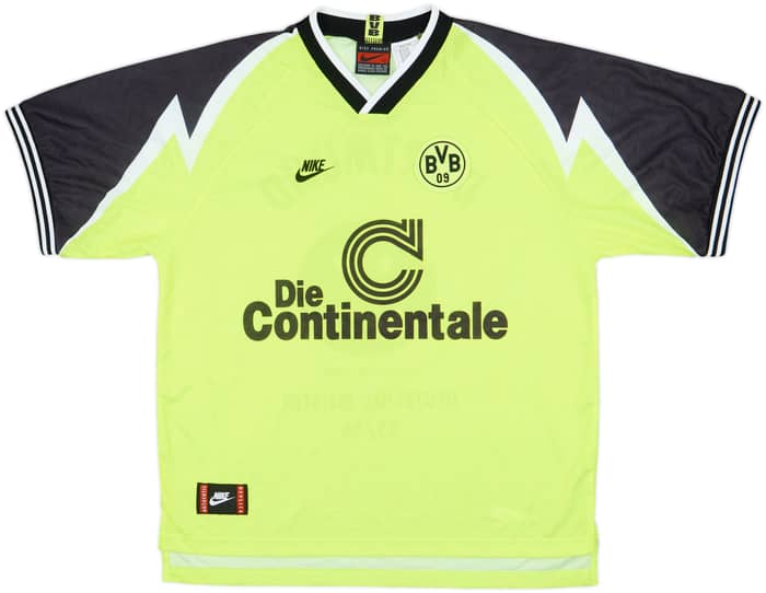 1995-96 Borussia Dortmund 'Deutscher Meister' Home Shirt - 8/10 - (XXL)