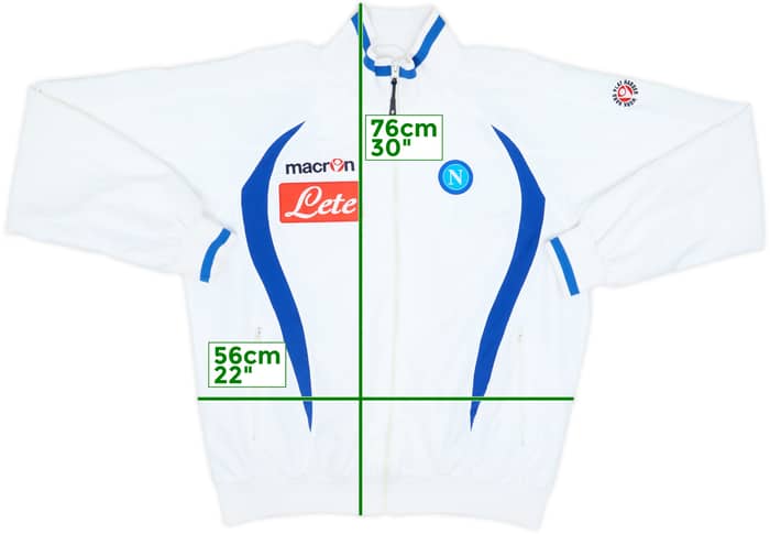 2009-10 Napoli Macron Track Jacket - 8/10 - (L)