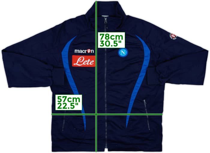2009-10 Napoli Macron Track Jacket - 6/10 - (XL)