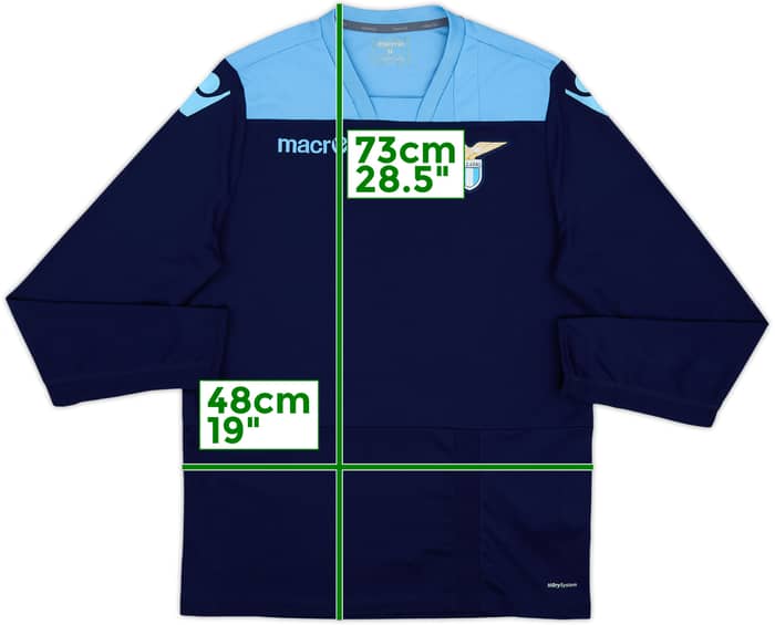 2017-18 Lazio Macron Training L/S Shirt - 6/10 - (M)