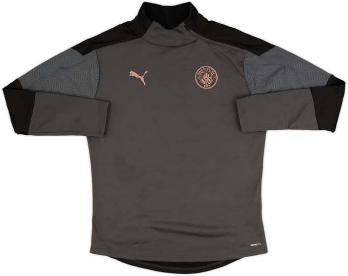 2019-20 Manchester City Puma 1/4 Zip Drill Top - 9/10 - (L)