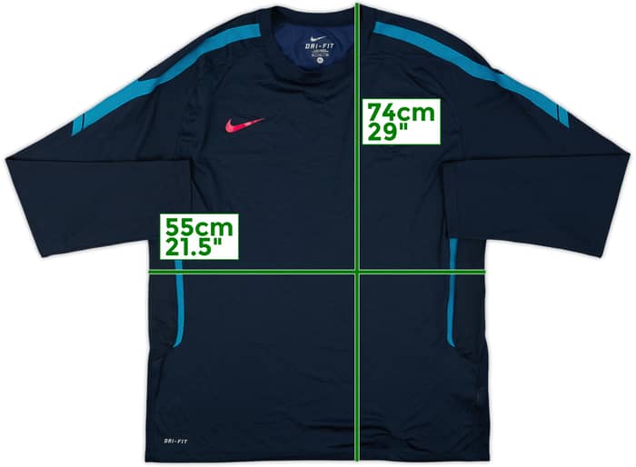2010-11 Barcelona Nike Training L/S Shirt - 7/10 - (XL)